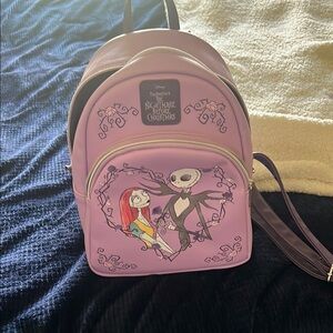 The Nightmare Before Christmas Purple Backpack